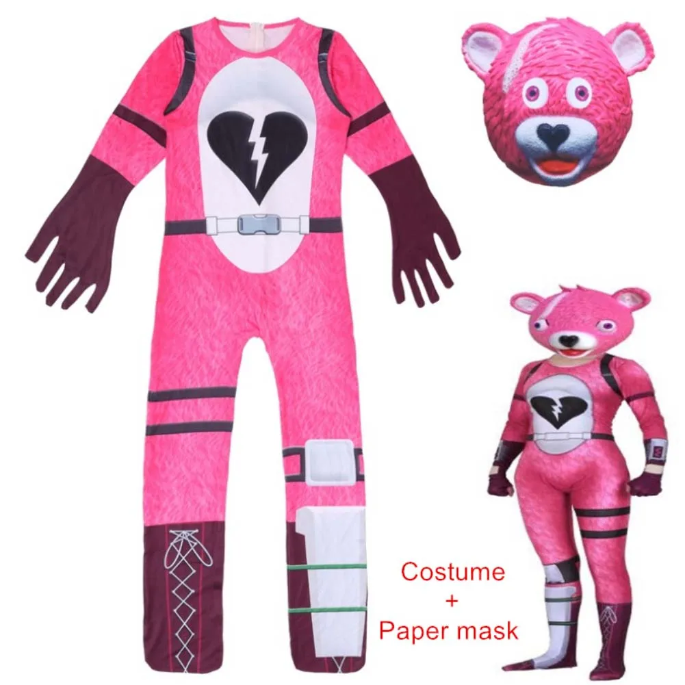 

Fantasia Mardi Gras Girl Clothing Set 2019 Hot kids Costume Girls Battle Royale Clothes Set Fortress Children Halloween Costumes