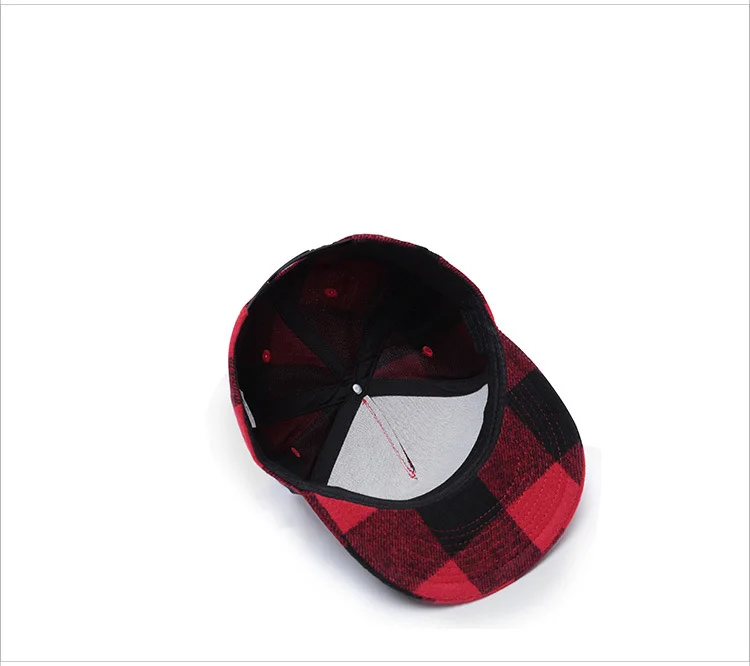Высокое качество клетчатая кепка хип-хоп кепка Snapback для мужчин и женщин Осень Зима 3 на выбор