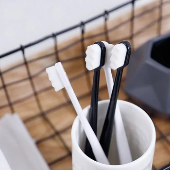 

Superfine Soft fiber Toothbrush Environmental Protection Antibacterial Toothbrush Soft Healthy Travel Portable Oral Cleaning