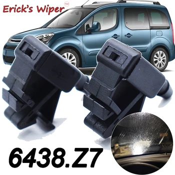 

Erick's Wiper 2Pcs Front Windshield Wiper Washer Jet Nozzle For Peugeot Partner Tepee For Citroen Berlingo 2008 - 2018 OE#6438Z7