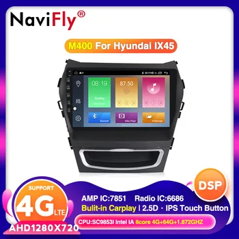 

For Hyundai Santa fe 3 IX45 2013 2014 2015 2016 Car Radio Multimedia Video Player Navigation GPS Android 10.0/9.0 No 2 din DVD