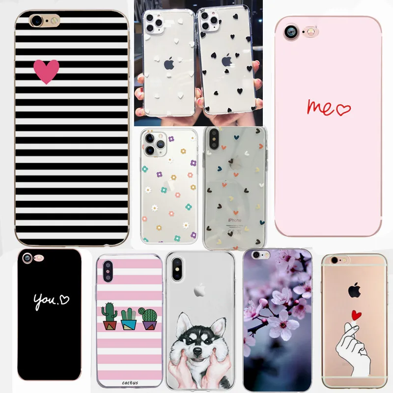 Для Capinha iphone SE 2020 силиконовый мягкий чехол для iPhone XS Max XR 6 S s 7 8 Plus Тонкий