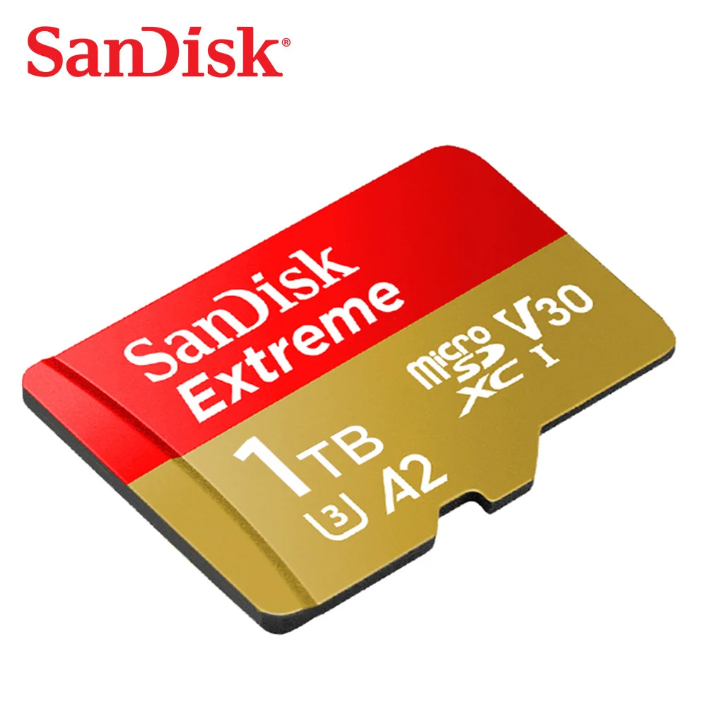 SanDisk Micro SD Card 1TB 512G Read Speed UP to160M/s Memory Card Extreme Micro SD TF Card U3 V30 Support 4K for gopro DJI drone best memory card Memory Cards