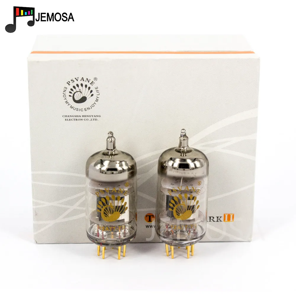 PSVANE 12AT7 вакуумная трубка MARKII совпадающая пара 12AT7-TII Замена ECC81 электронная HIFI