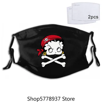 

Betty Boop Pirate Flag Skull Crossbones Adult Heather Mask