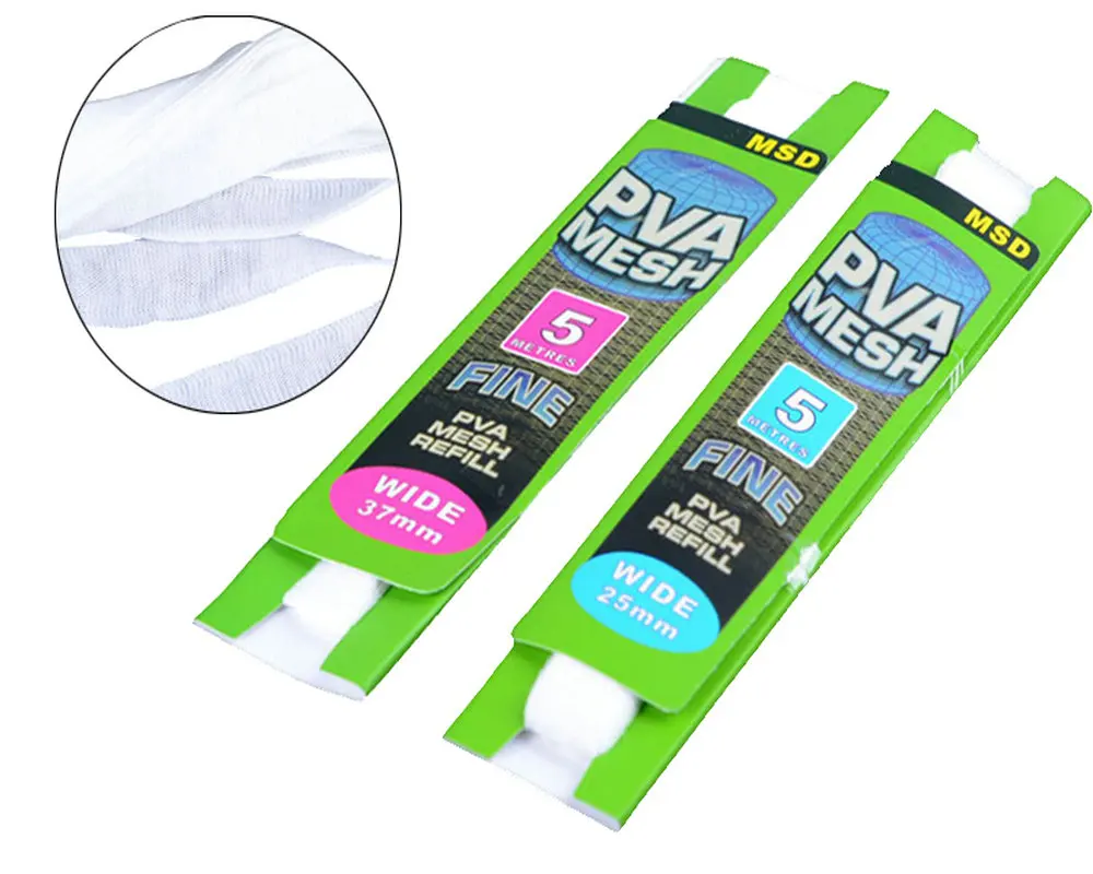 1Pcs PVA Mesh 5M 25mm 37mm Carp Fishing Feeder Trap Bait Bag Nets Soluble In Water To Beat The Nest | Спорт и развлечения