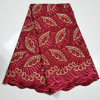 

Nice embroidery Swiss voile lace fabric African cotton lace fabric for dress ATC32(5yards/lot) multi color