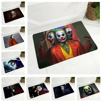 

Batman Joker Soft Flannel Carpet Floor Mat for Hallway Bedroom Decor Cartoon Superhero Door Mat Non-Slip Dining Room Doormat Rug