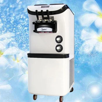 

Home-made fully automatic DIY fruit ice cream maker manufacturer high quality 36-42L / H three-flavor soft ice cream maker