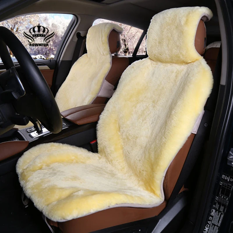 Sheep Skin Seat Covers Genuine Sheepskin Short Wool Universal AutoMods