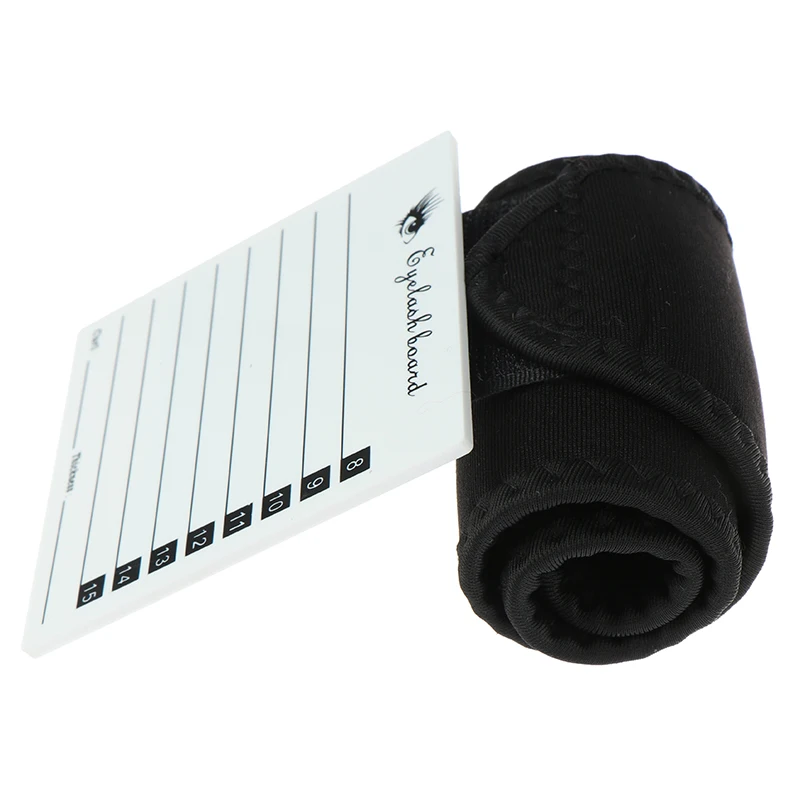 JCSYFAC ресницы для наращивания, для использования, палитра ресниц и держатель, Резиновая лента, 8 линий, 8 мм до 15 мм, с маркировкой справа, инструменты для макияжа