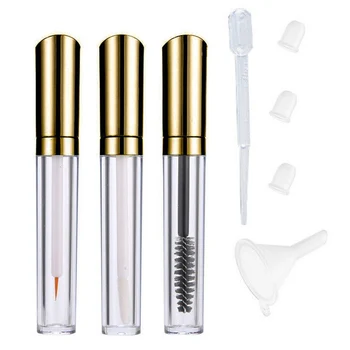 

3pcs 3.5ml Empty Mascara Tube With Eyelash Wand Funnels And Transfer Pipettes Set For Castor Oil DIY Mascara Container Set