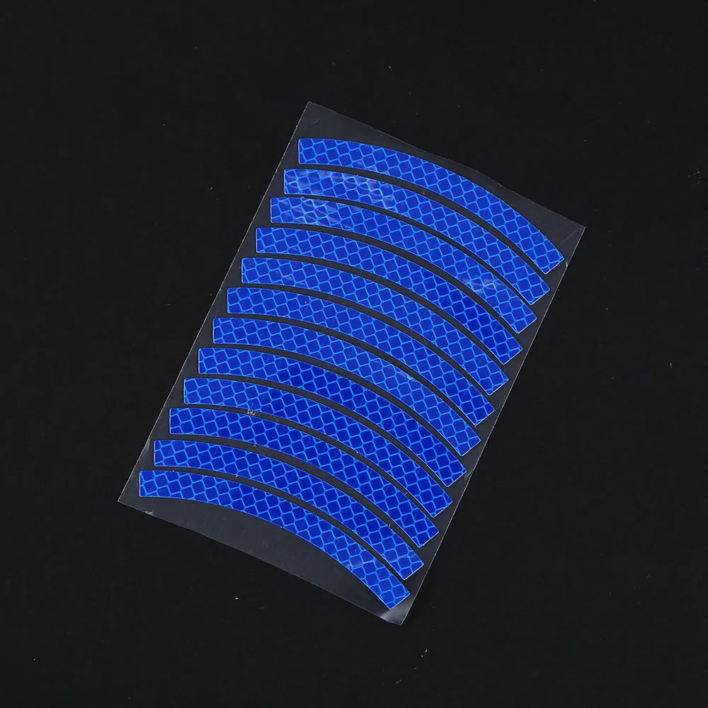 Bicycle Reflective Tape Wheel Decals Safety MTB Road Bike Reflective Stickers Cycling Wheel Adhesive Strips Bike Accessories BC0194 (4)