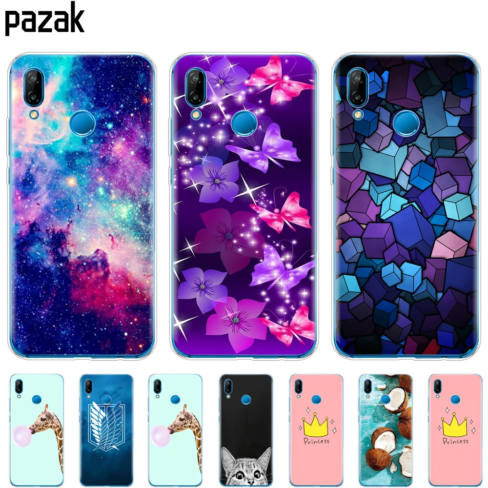 silicone case for huawei Nova 3 3i 3e phone soft tpu cover Nova3 nova3i INE-LX2 INE-LX9 funda Back Coque bumper | Мобильные телефоны