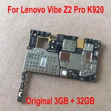 Протестированная Рабочая оригинальная материнская плата для lenovo Vibe Z2 Pro K920 3 ГБ 32 ГБ материнская плата чипсеты шлейф