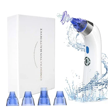 

Blackhead Remover Facial Pore Vacuum Suction Cleaner Electric Comedone Extractor with 4 Suction Head for All Type of Skin Women