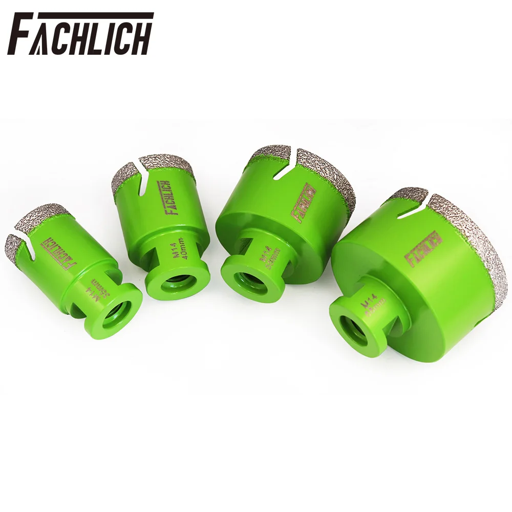 

4pcs/set Dia35-68mm Diamond Drilling Hole Saw Ceramic Tile Marble Crown Cutter Bits Ceramic Tile Dry Drill Core Bits M14 Thread