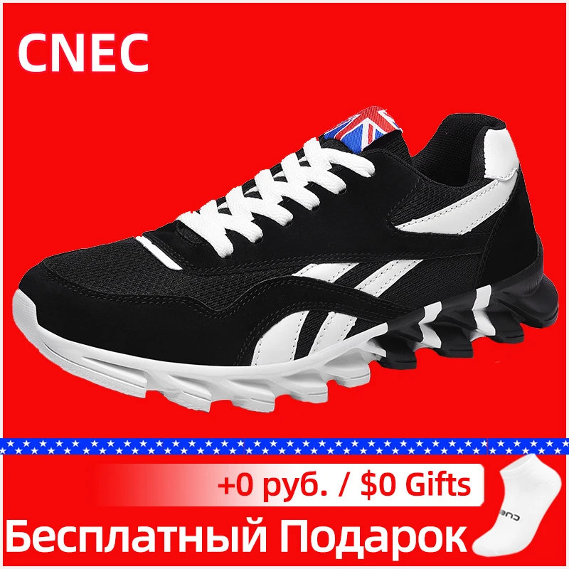 

2020 Genuine CNEC Sneakers Shoes for Man Red Black Green White Casual Trainers Fashion Sport Bona Safety Summer Basket Homme