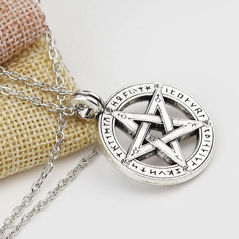 My Shape Pentacle иврит Шарм пентаграмма кулон состояние мужчины t Ожерелье Мужчины