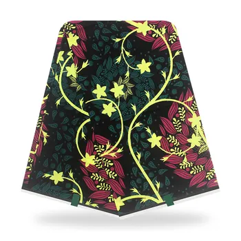 

Ankara prints batik pagne real Nigeria wax fabric African sewing wedding dress material 100% cotton high quality 6yards