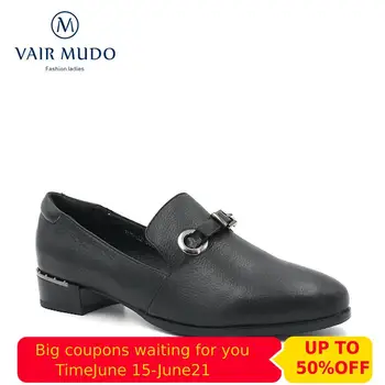 

VAIR MUDO Women Pumps Spring Autumn Genuine Leather Top Quality Fashion Tail Goods Cheap Free Shipping Clearance D122