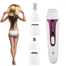 5в1 электробритва для удаления волос в носу триммер профессиональная Женская бритва набор триммер для бровей женский эпилятор подмышка удаление волос на ногах набор для ухода