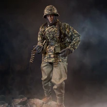 1/6 30 см солдатская модель костюм Реалистичная голова скульптура DIY Ручная работа DID Вторая мировая война немецкий Солдат модель 3rd SS-Panzer-Division
