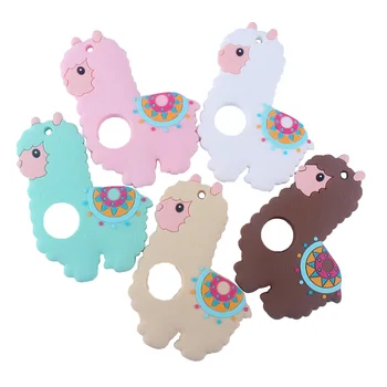 

2019 New Cartoon Animal Teether Toy BPA Free Silicone Teething Products for Baby Chew and Play 1PCS