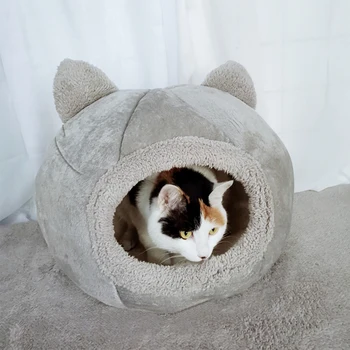 

Pet Dog Cat Tent House Kennel Removable Nest Soft Foldable Sleeping Pad Animal Puppy Cave Sleeping Mat Nest Kennel Pet Supply