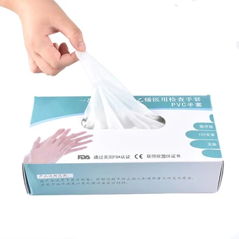 

100pc New Gloves PVC Gloves High Quality Disposable Medical Laboratory Food Household Gloves Universal Motorcycle Gloves Safe