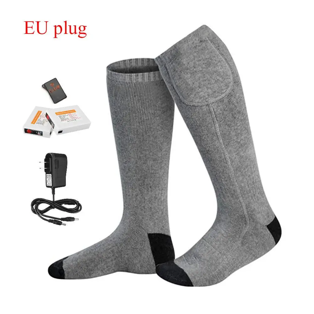 Новые моющиеся электрические носки с дистанционным управлением, горячая Распродажа 2200, термостат с зарядкой, нагревательные носки с литиевой батареей - Цвет: D