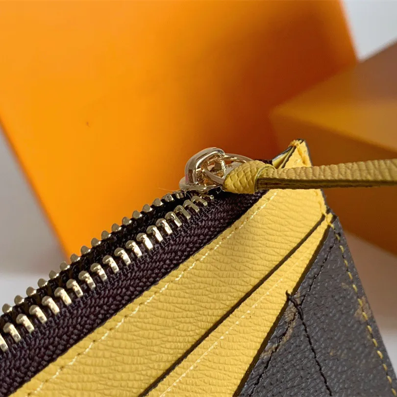 

Luxury Designer Print/PlaidCard Clutch Short Ladies Purse Credit Card Holder Coin Bag with Zipping 2 Card Slot for Men/Women