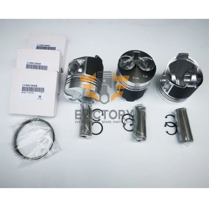 

For Skid Steer L140 L150 LS465 LX48 N843 N843T Piston + piston ring