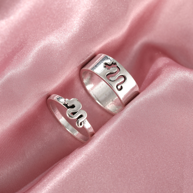 Vintage Cute Men and Women Simple Design Owl Ring Silver Color Engagement Wedding Rings Jewelry Gifts