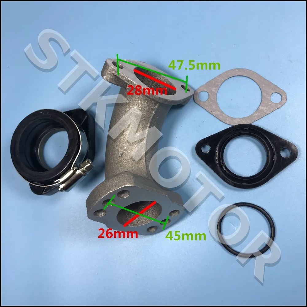 PE 24 26 28 VM24 VM26 карбюратор Mainfold впускной трубы для 150cc 155cc 160cc YX Zongshen двигатель питбайк мотоцикл
