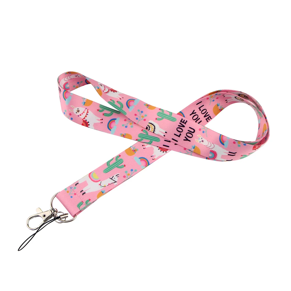 A3522 Patchfan Мультфильм Альпака шнурки брелки держатель для карт s карты домашние