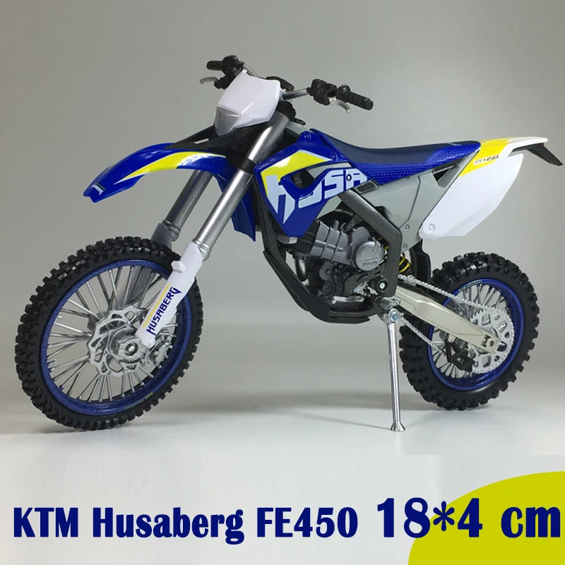1:12 KTM Husaberg FE390 FE450 FE570 Горный Спорт утилита мотоцикл литья под давлением моделирование дисплей Модель Детский Рождественский подарок - Цвет: Husaberg FE450