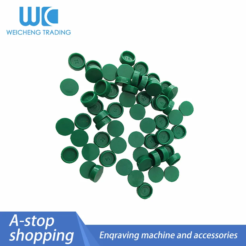100pcs Nylon Plastic Dust Cover Green Caps Protector For Hgr15 Hgr20/25
