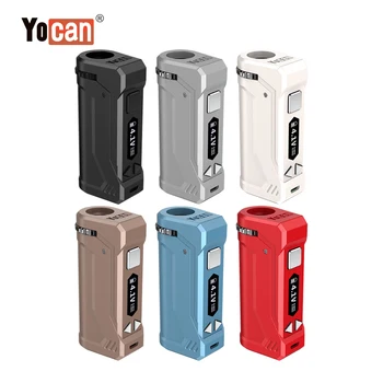 

Original Yocan UNI Pro Box Mod 650mah battery with Adjustable diameter dial OLED display screen Electronic Cigarette Mod Vape
