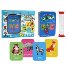 Английская игра Карта памяти обучение интеллекта культивирование карты для взрослых детей партии взрослых детей головоломки карты игры