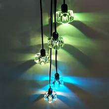 Современные акриловые подвесные светильники в форме бриллианта, подвесные потолочные светильники, люстра для дома и улицы, ALI88