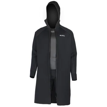 

SLINX 3mm Men Hooded Wind Coat Warm Diving Jacket UV Protection Wetsuit Durable And Practical Smooth Highly Elastic