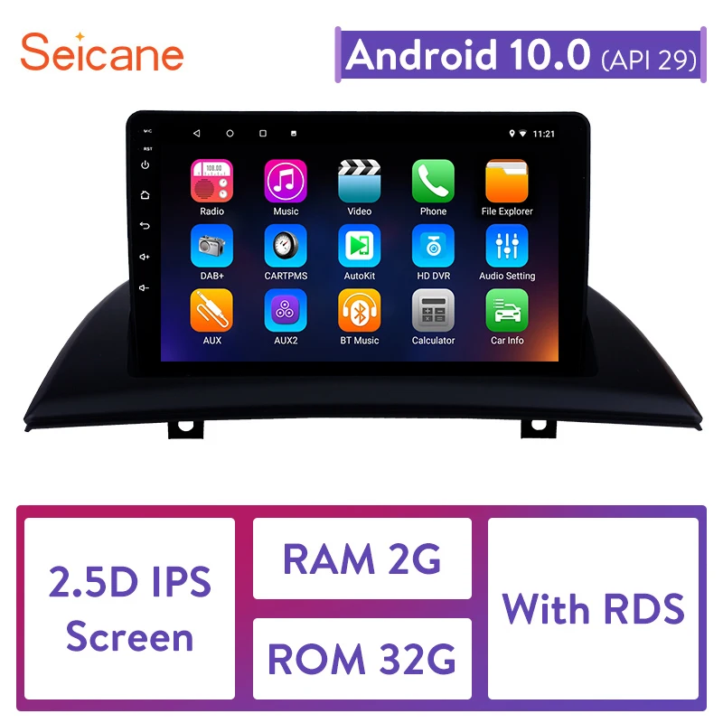 Seicane Android 10 0 автомобильное радио GPS навигация авто стерео для 2004-2012 BMW X3 E83 2.0i 2.5i 2.5si