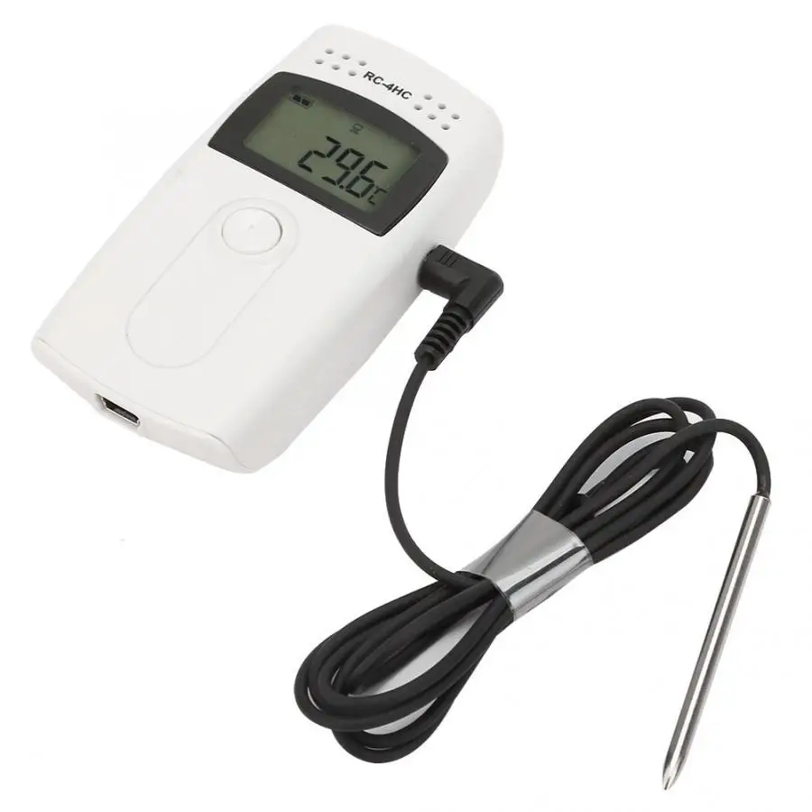

RC-4HC USB Temperature and Humidity Data Logger with 16,000 Points Recording Capacity