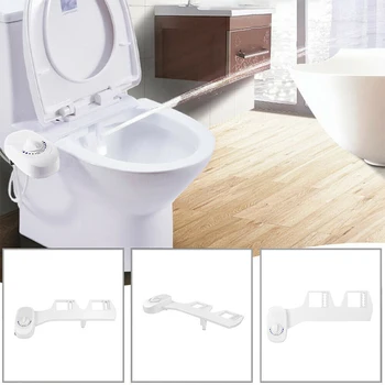 

Non-Electric Toilet Bidet Seat Bidet Attachment Self-Cleaning Nozzle-Fresh Water Bidet Sprayer Mechanical Muslim Shattaf Washing