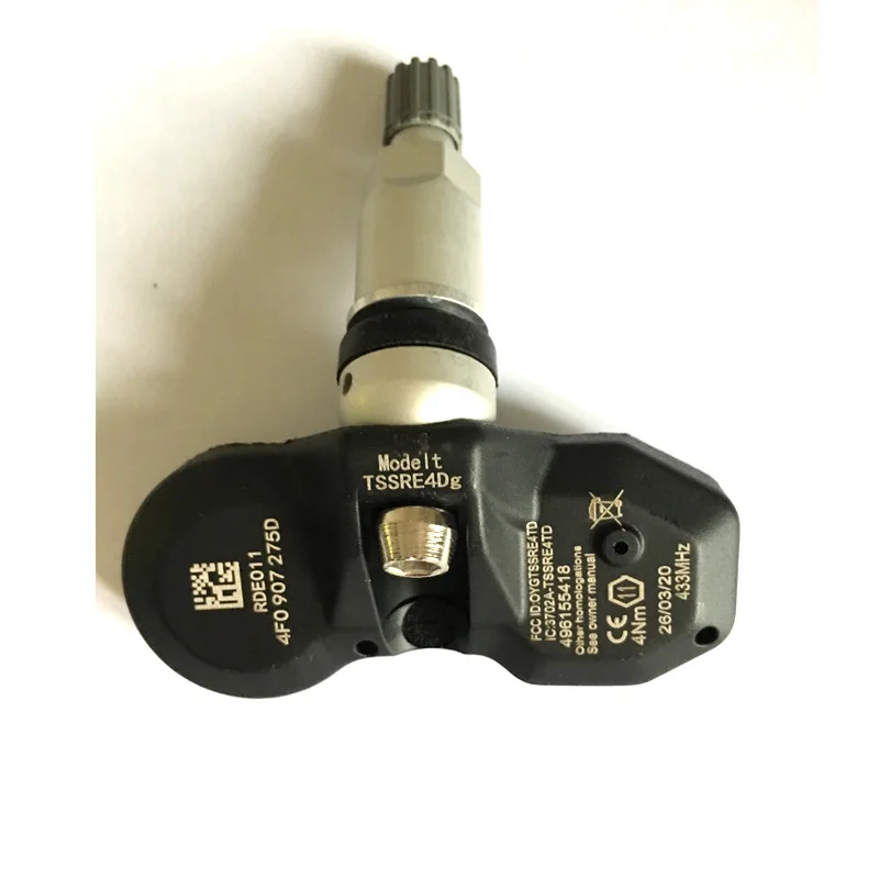 TPMS Датчик контроля давления в шинах для VOLKSWAGEN TOUA REG 2009 2010 433 МГц 4F0907275D