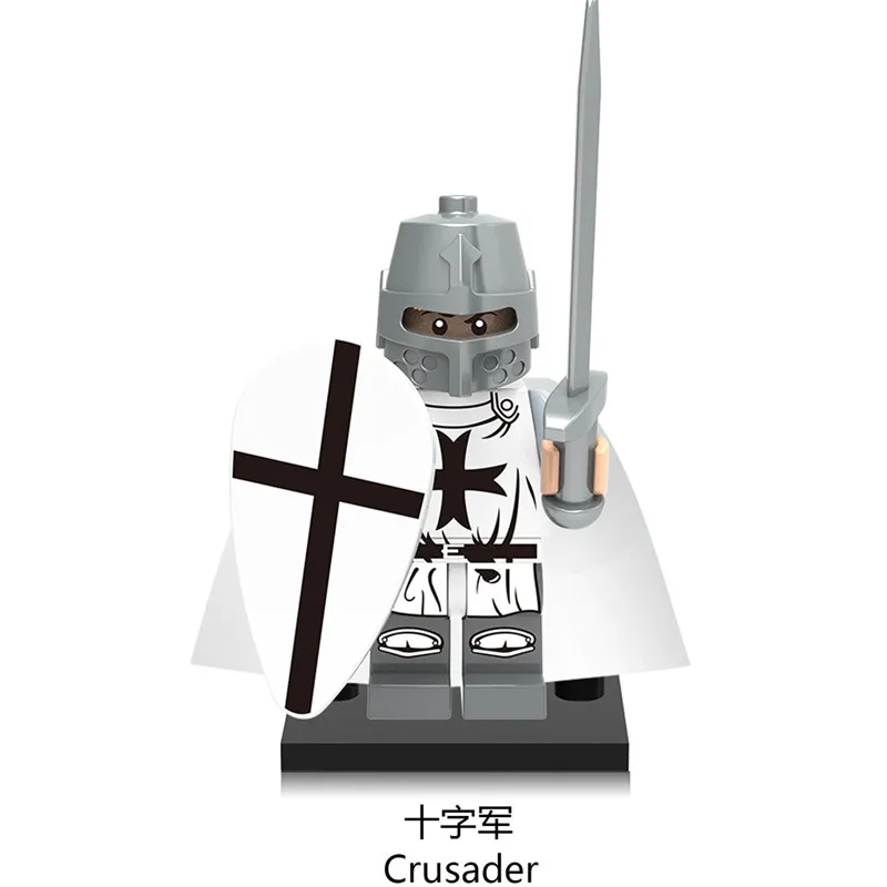 Roman Soldier Series Commander Elf Hunter Model Assembling Bricks Building Blocks Kit DIY Education Christmas Gift