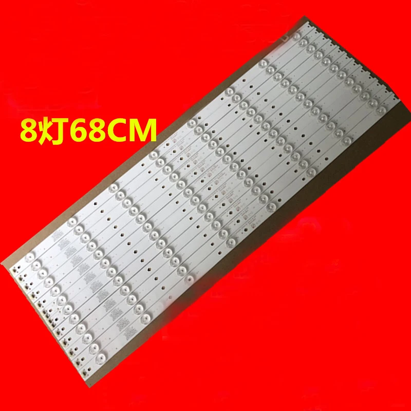 

1set=12pieces for TCL L65E5800A-UD led backlight TCL_ODM_650d30_3030C_12X8_V2 TCL 4C-LB650T-YH3 8 lamps