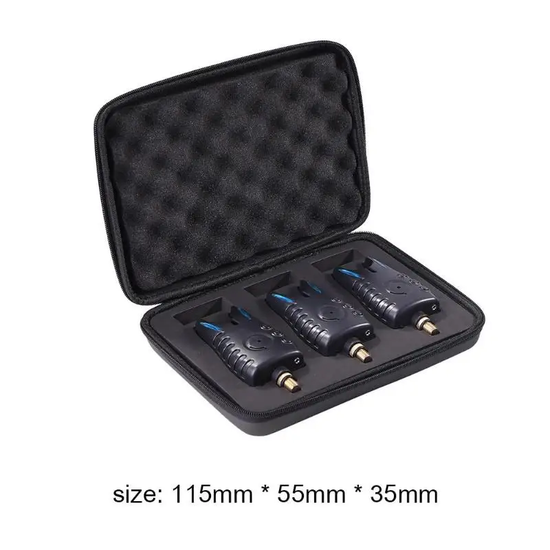 New Fishing Bite Alarm Delicate Design 3x Adjustable Tone Volume Sensitivity Sound Alert Fishing Bite Alarm with LED