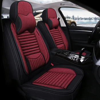 

Full Coverage flax fiber car seat cover auto seats covers for daewoo gentra lacetti lanos